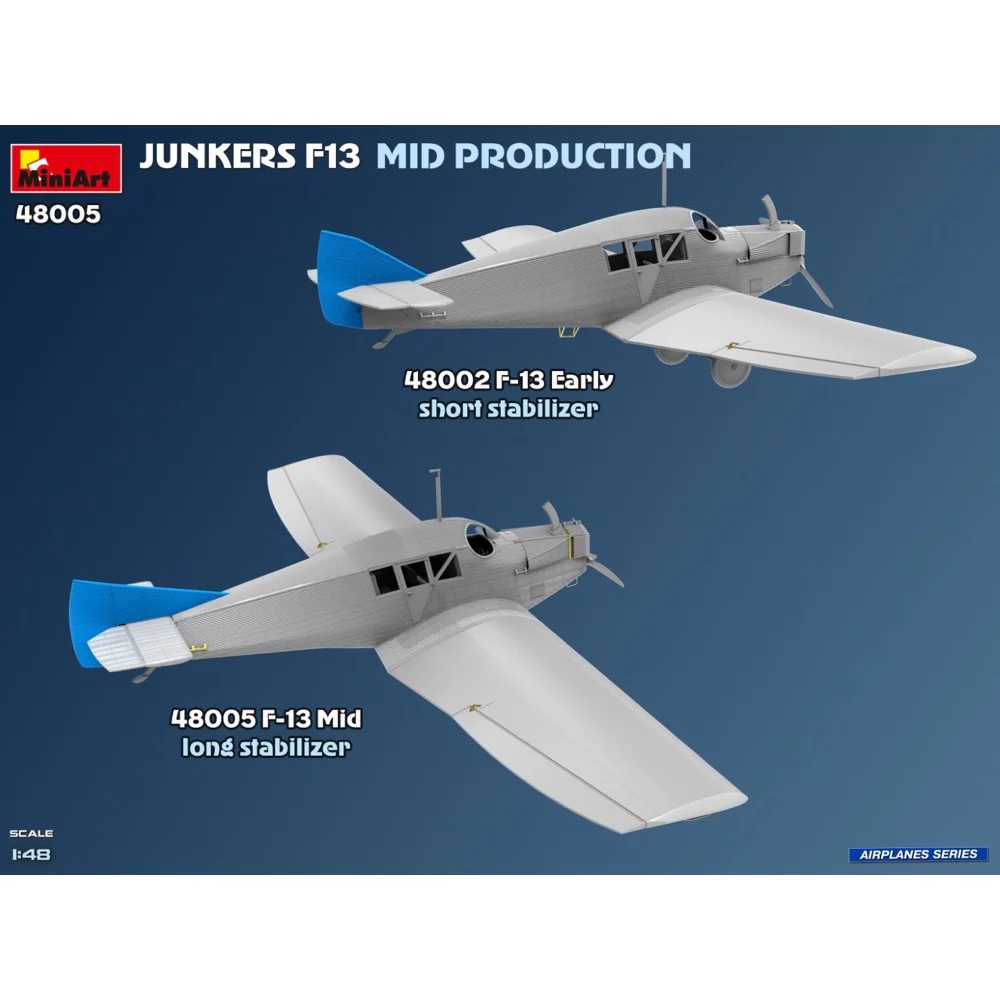 MiniArt 48005 1/48 Junkers F13. Mid Prod. German, Polish, Swiss Service - Image 5