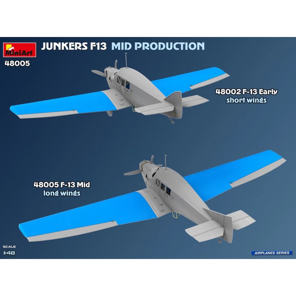 MiniArt 48005 1/48 Junkers F13. Mid Prod. German, Polish, Swiss Service - Image 6