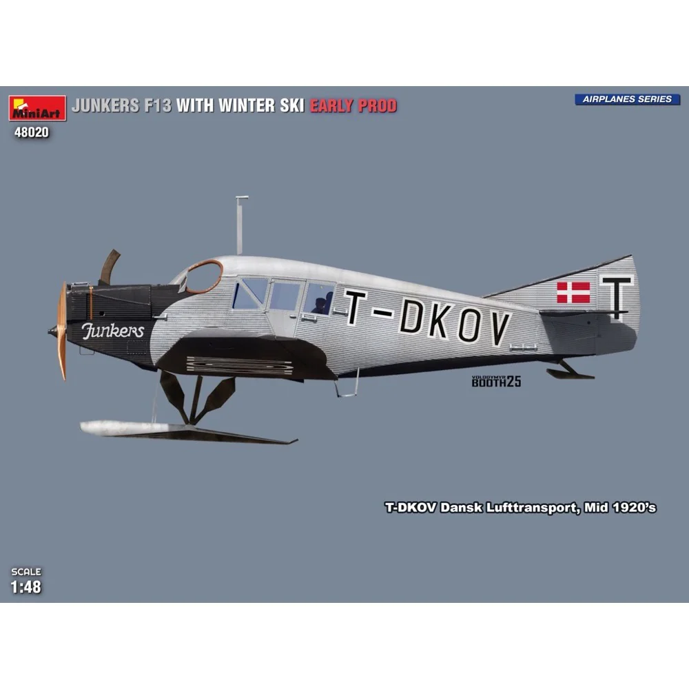 Miniart 48020 Junkers F13 With Winter Ski Early Prod - Image 2