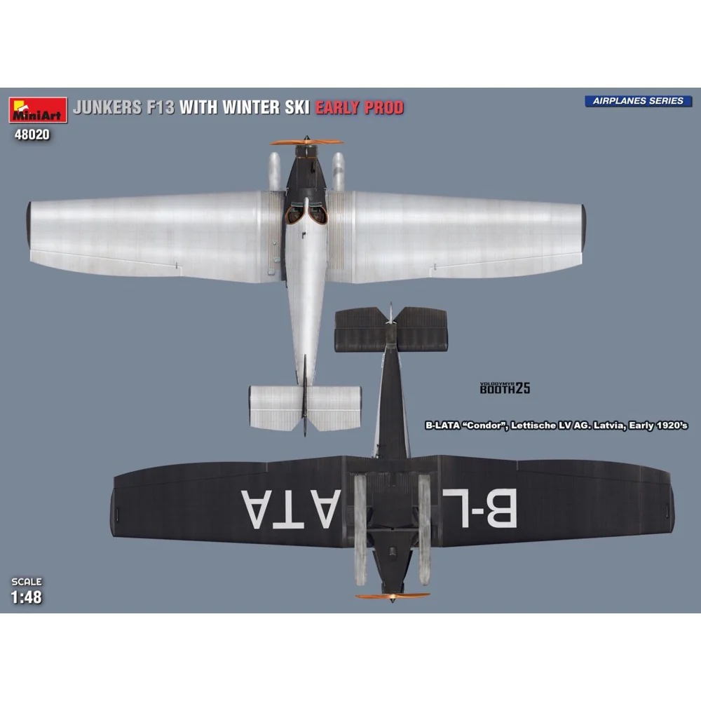 Miniart 48020 Junkers F13 With Winter Ski Early Prod - Image 7