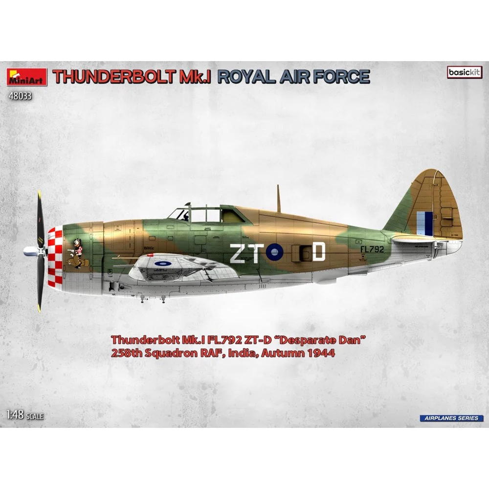 Miniart 48033 1/48 Thunderbolt Mk.I. Royal Air Force - Image 3