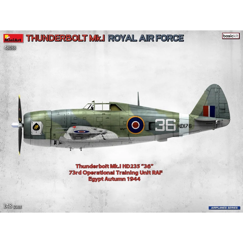 Miniart 48033 1/48 Thunderbolt Mk.I. Royal Air Force - Image 4