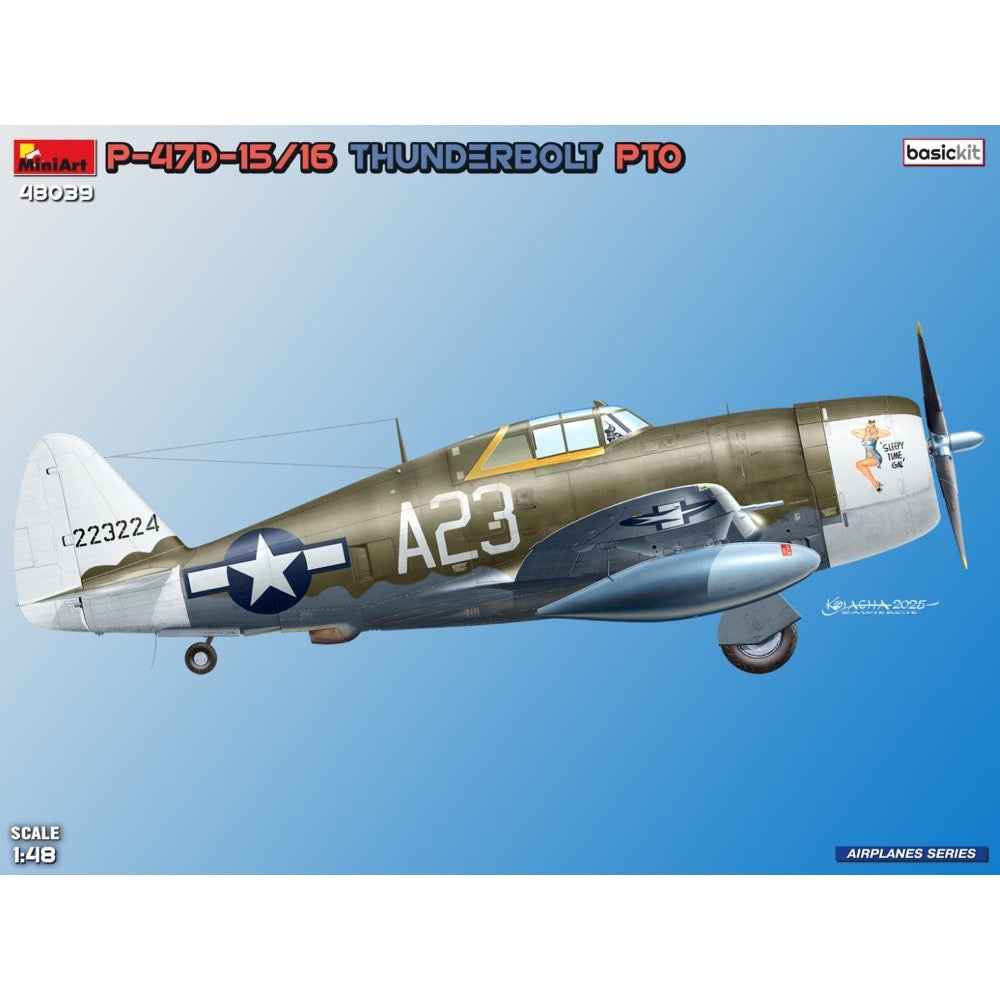 Miniart 48039 P-47D-15/16 Thunderbolt PTO Razorbacks - Image 3