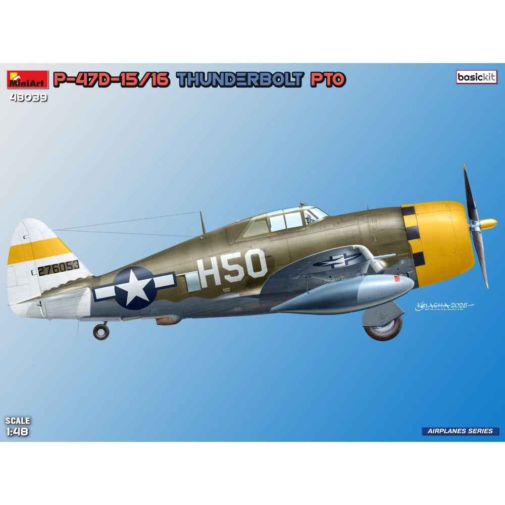 Miniart 48039 P-47D-15/16 Thunderbolt PTO Razorbacks - Image 5