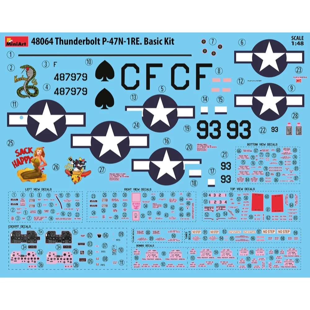 Miniart 48064 1/48 P-47N-1RE Thunderbolt - Image 14