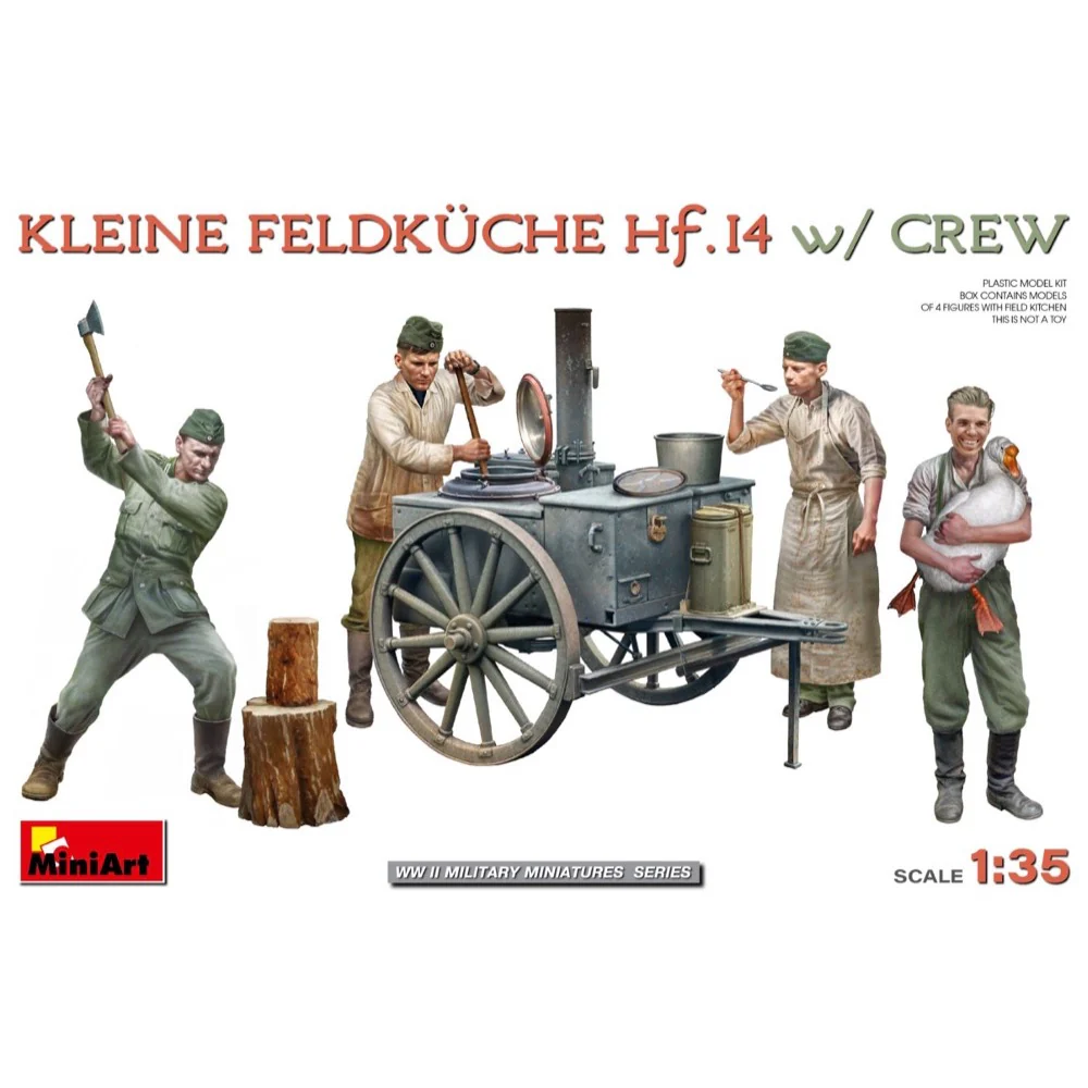Miniart 53011 1/35 Kleine Feldküche Hf.14 with Crew