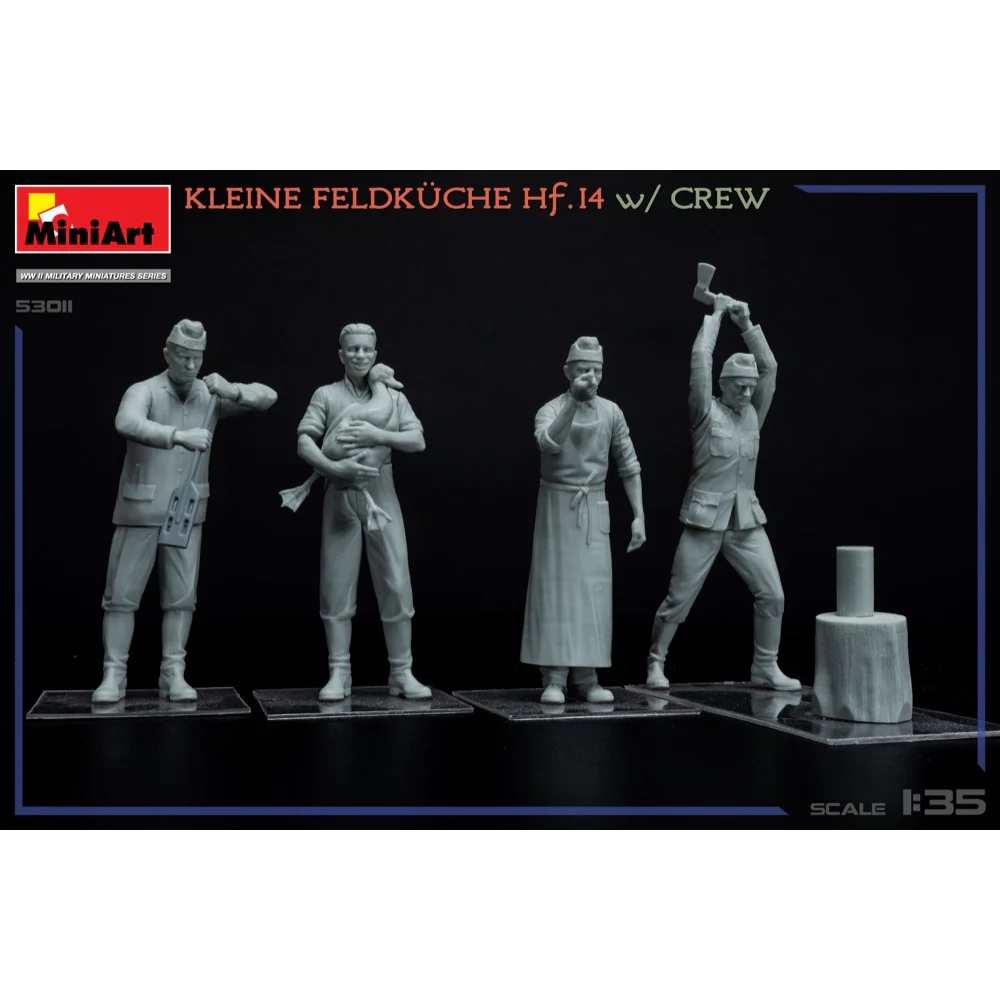 Miniart 53011 1/35 Kleine Feldküche Hf.14 with Crew - Image 5