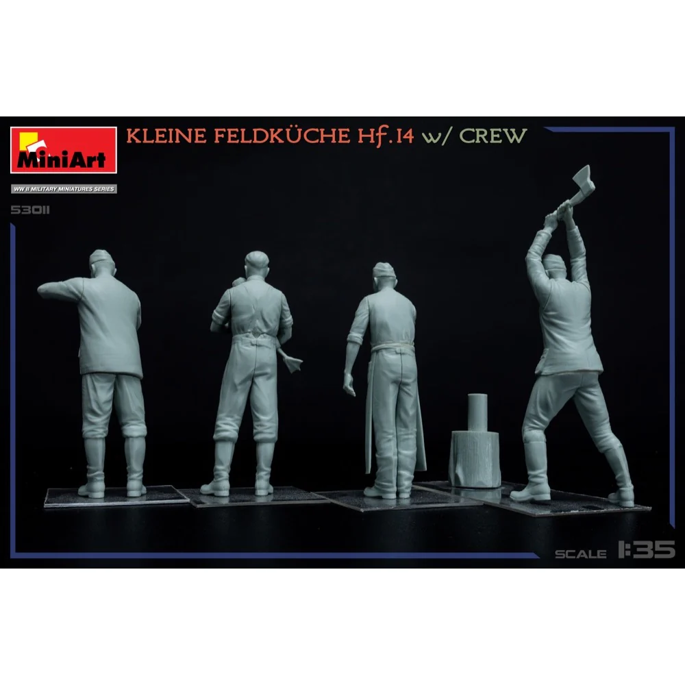 Miniart 53011 1/35 Kleine Feldküche Hf.14 with Crew - Image 6
