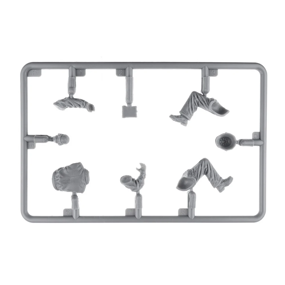 MiniArt 53022 1/35 German Tank Riders Set 1 Resin Heads - Image 5