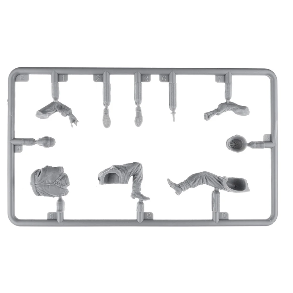 MiniArt 53022 1/35 German Tank Riders Set 1 Resin Heads - Image 6