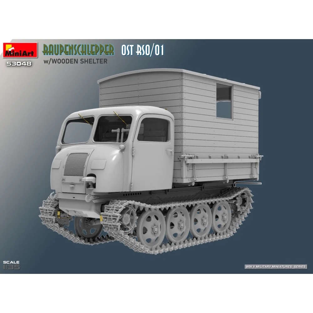 Miniart 53048 Raupenschlepper Ost RSO/01 w/Wooden Shelter - Image 9