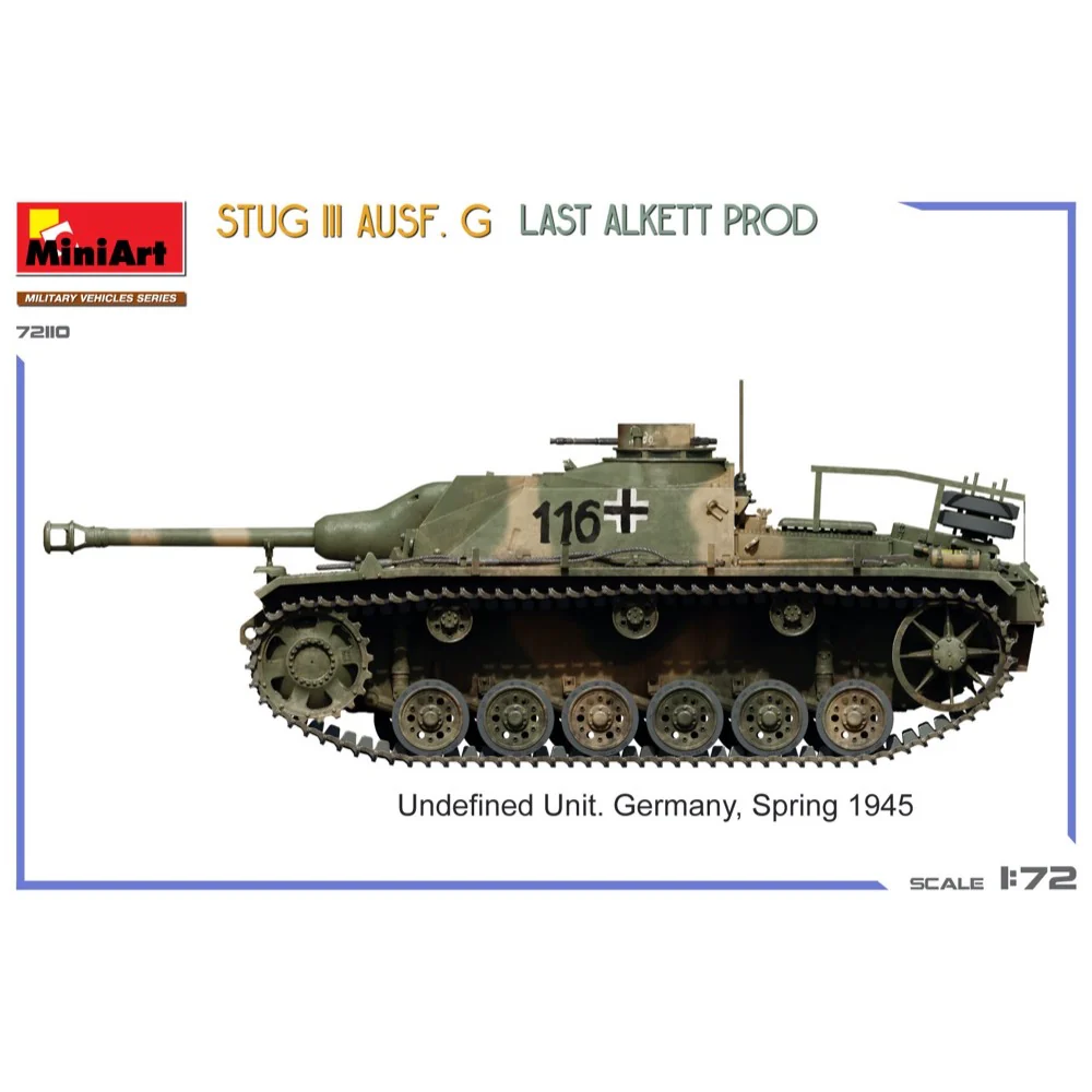 Miniart 72110 1/72 StuG III Ausf. G  Last Alkett Prod - Image 14