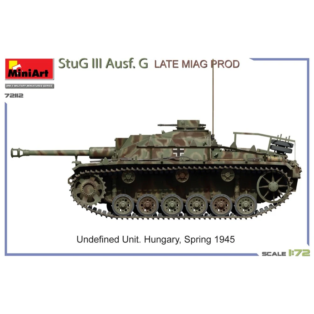 Miniart 72112 1/35 StuG III Ausf. G Late Miag Prod. - Image 2