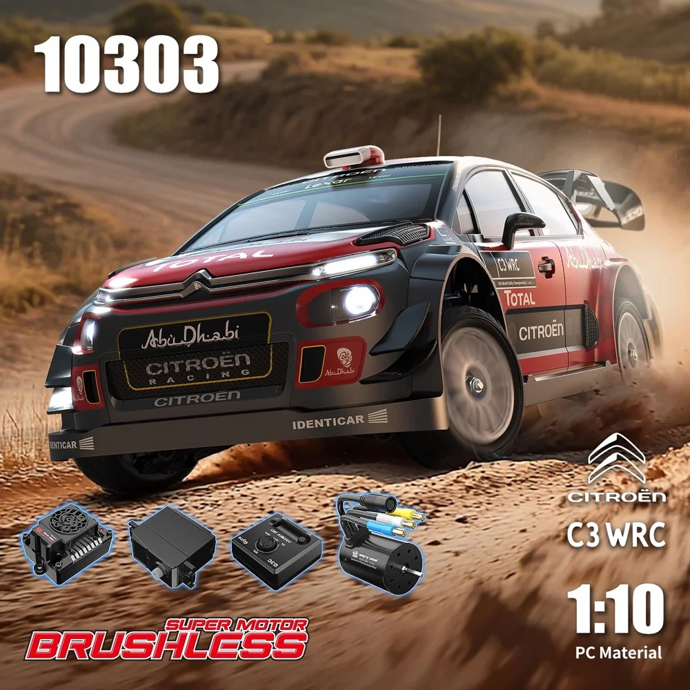 MJX 1/10 Hyper Go Citroen C3 WRC Brushless 2S RC Car - Image 2