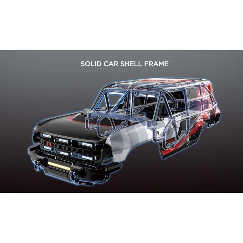MJX 1/12 Hyper Go Ford Bronco R 4WD Brushless 2S RC Crawler - Image 16