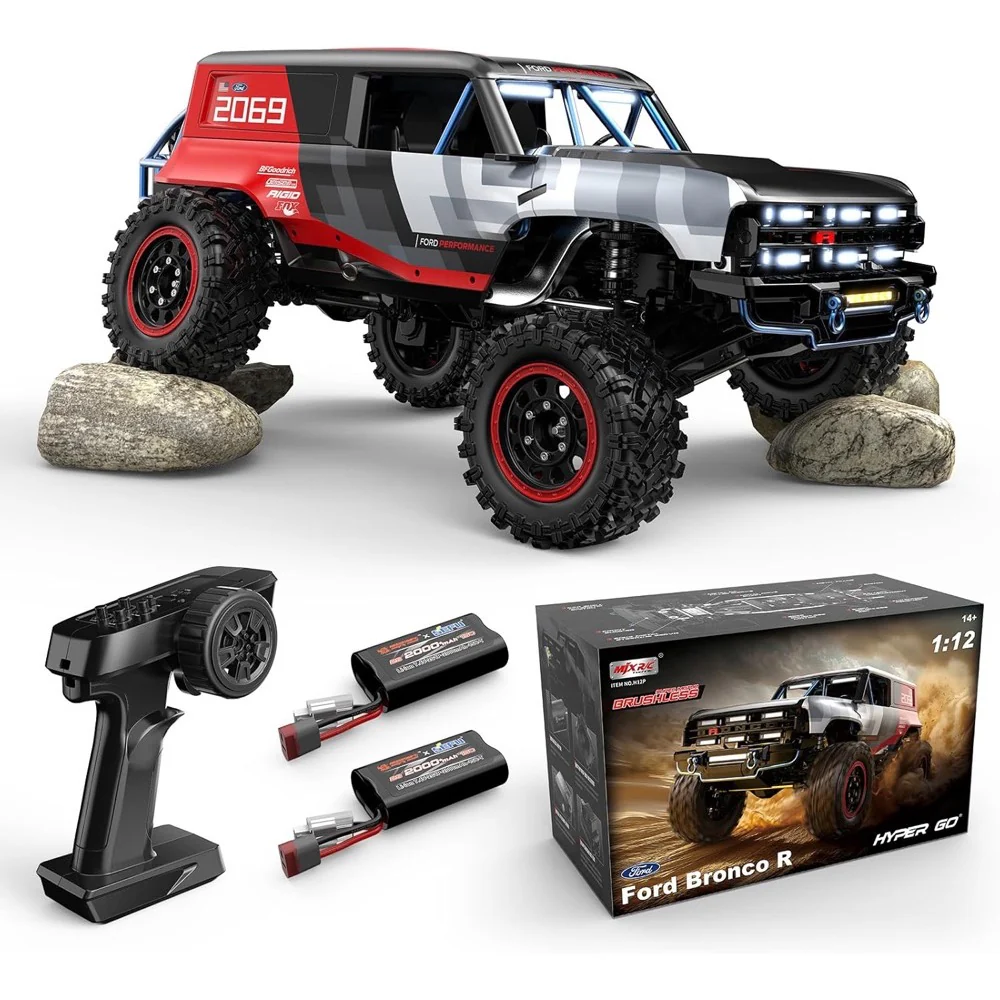 MJX 1/12 Hyper Go Ford Bronco R 4WD Brushless 2S RC Crawler - Image 3