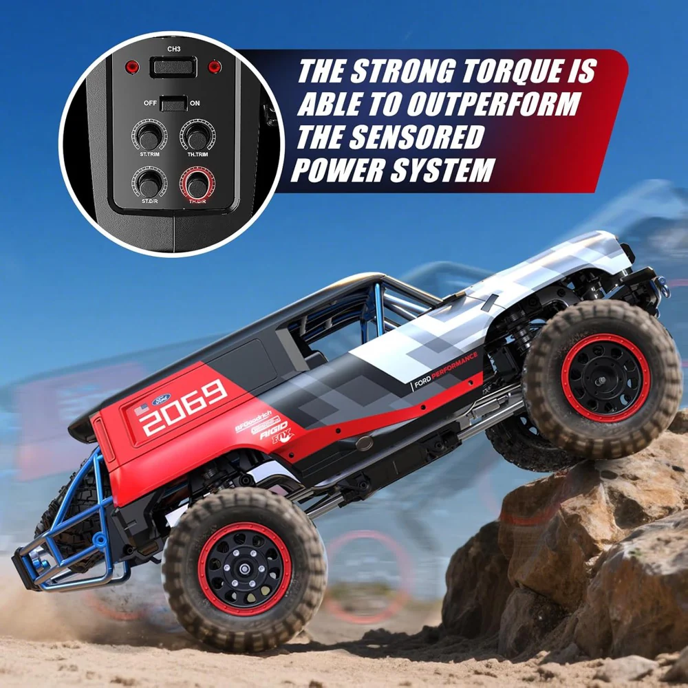 MJX 1/12 Hyper Go Ford Bronco R 4WD Brushless 2S RC Crawler - Image 6