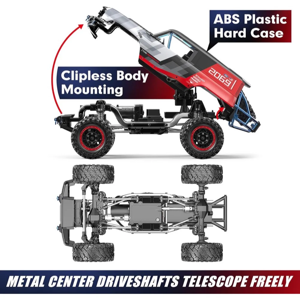 MJX 1/12 Hyper Go Ford Bronco R 4WD Brushless 2S RC Crawler - Image 8