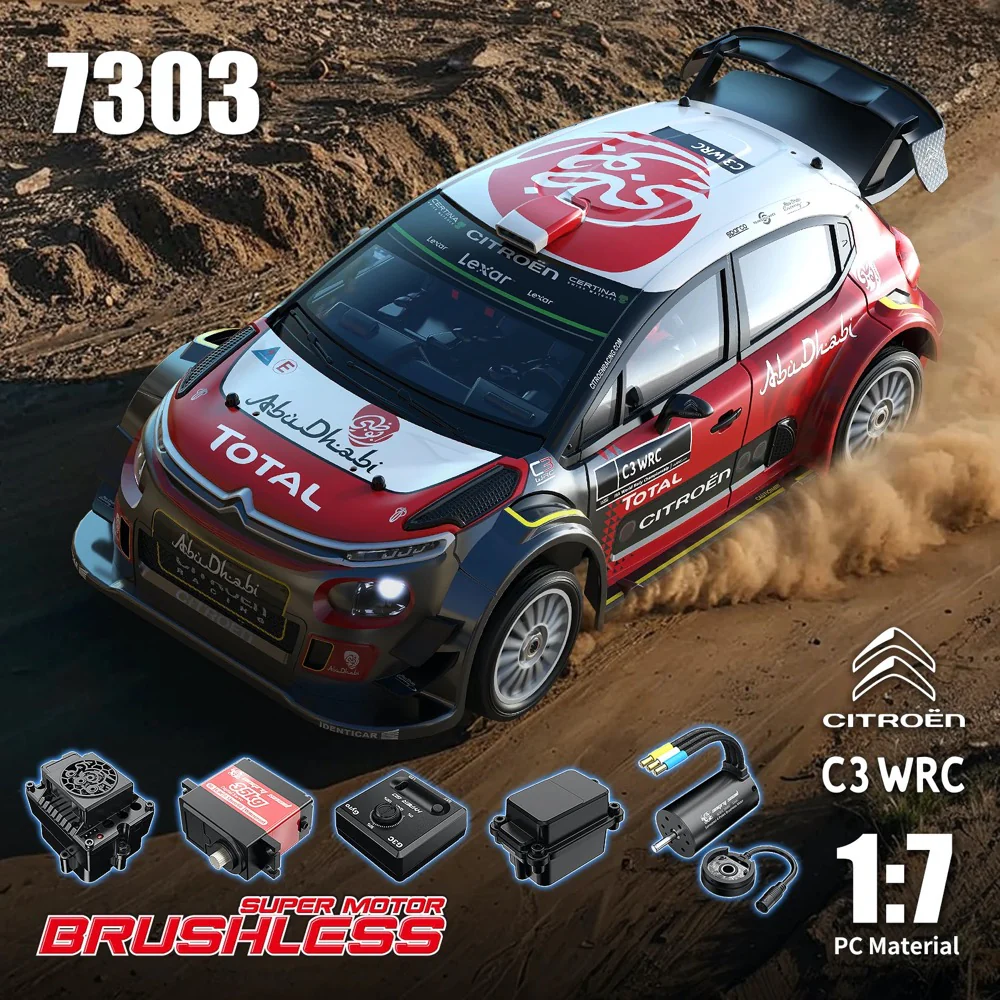 MJX 1/7 Hyper Go Citroen C3 WRC 4WD Brushless RC Car - Image 14