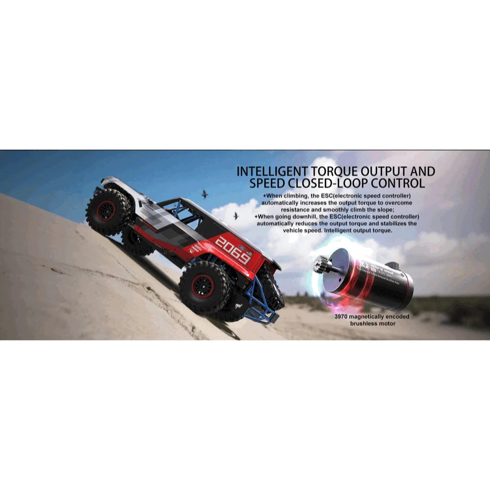 MJX 1/8 Ford Bronco R 4WD Brushless RC Crawler (Battery/charger inc) - Image 10