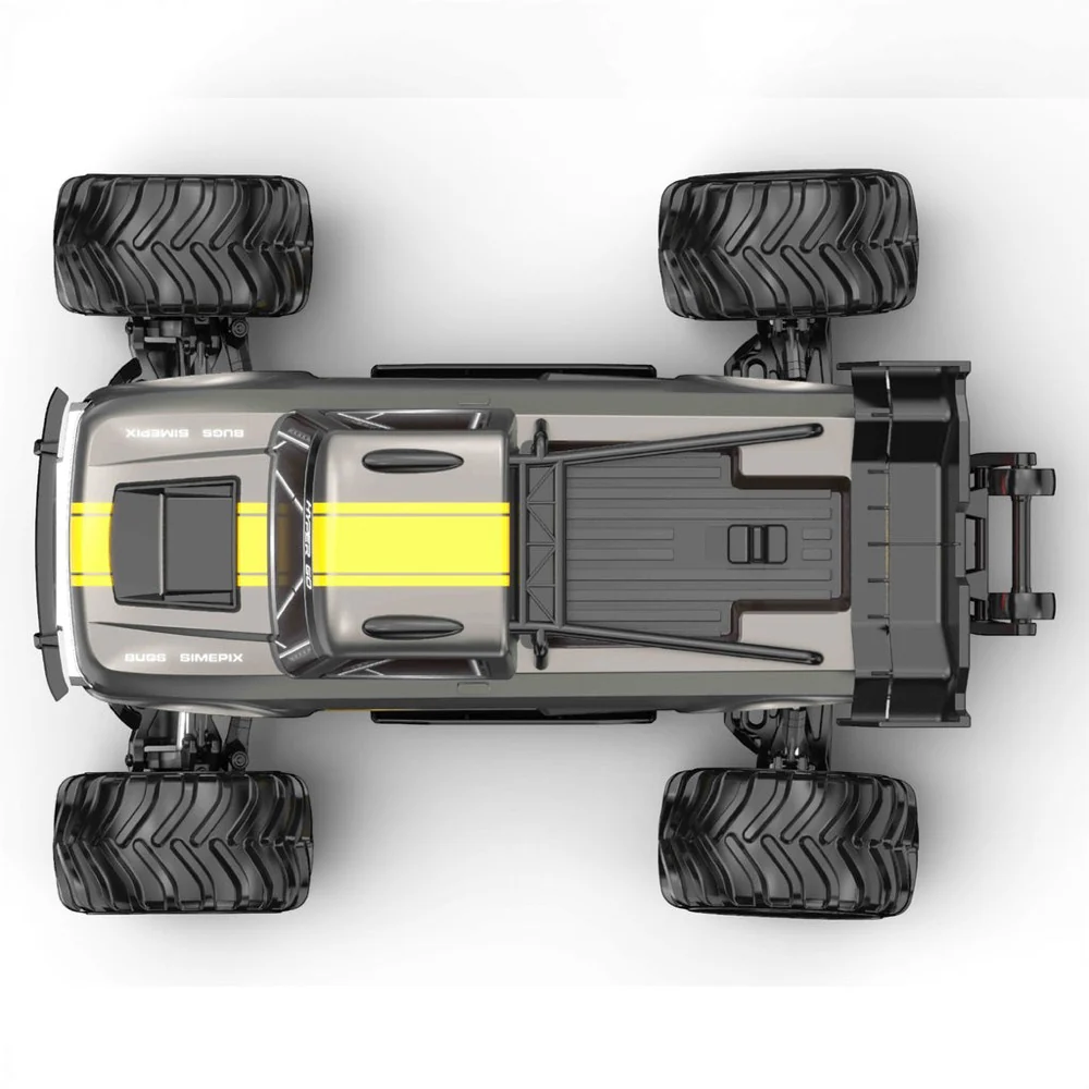 MJX 10210-G 1/10 HyperGo 4WD Brushless RC Truck Grey - Image 4