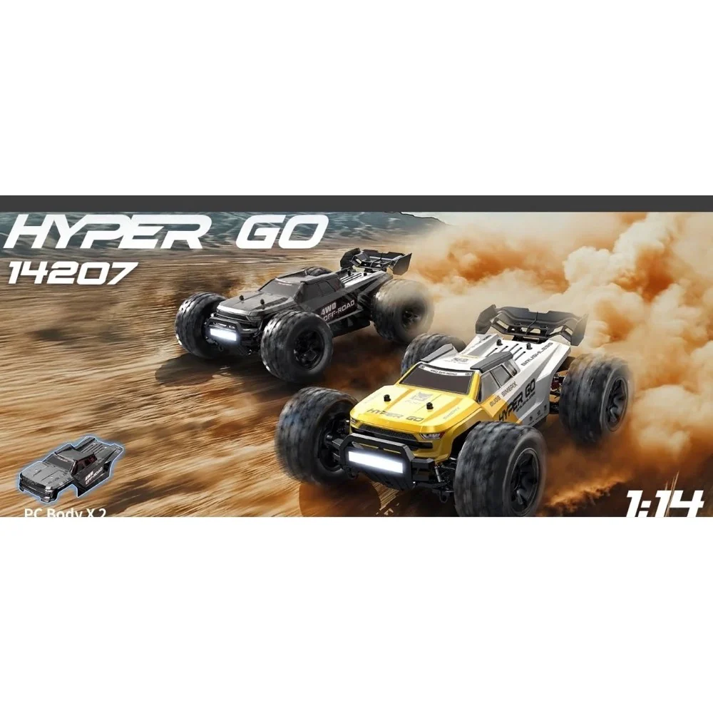 MJX 14207 1/14 Hyper Go 4WD Off-Road Brushless RC Truggy - Image 3