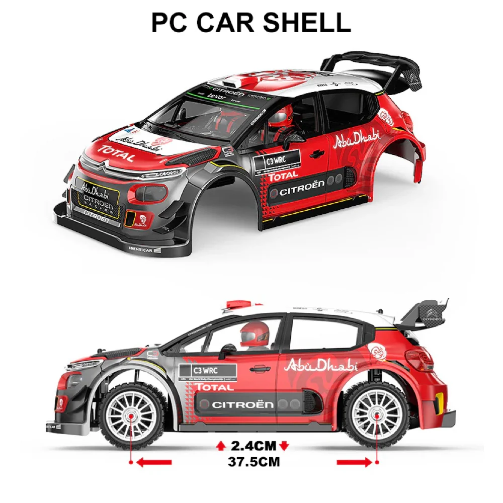 MJX 7303-DC 1/7 Hyper Go Citroen C3 WRC 4WD Brushless RC Car - Image 10