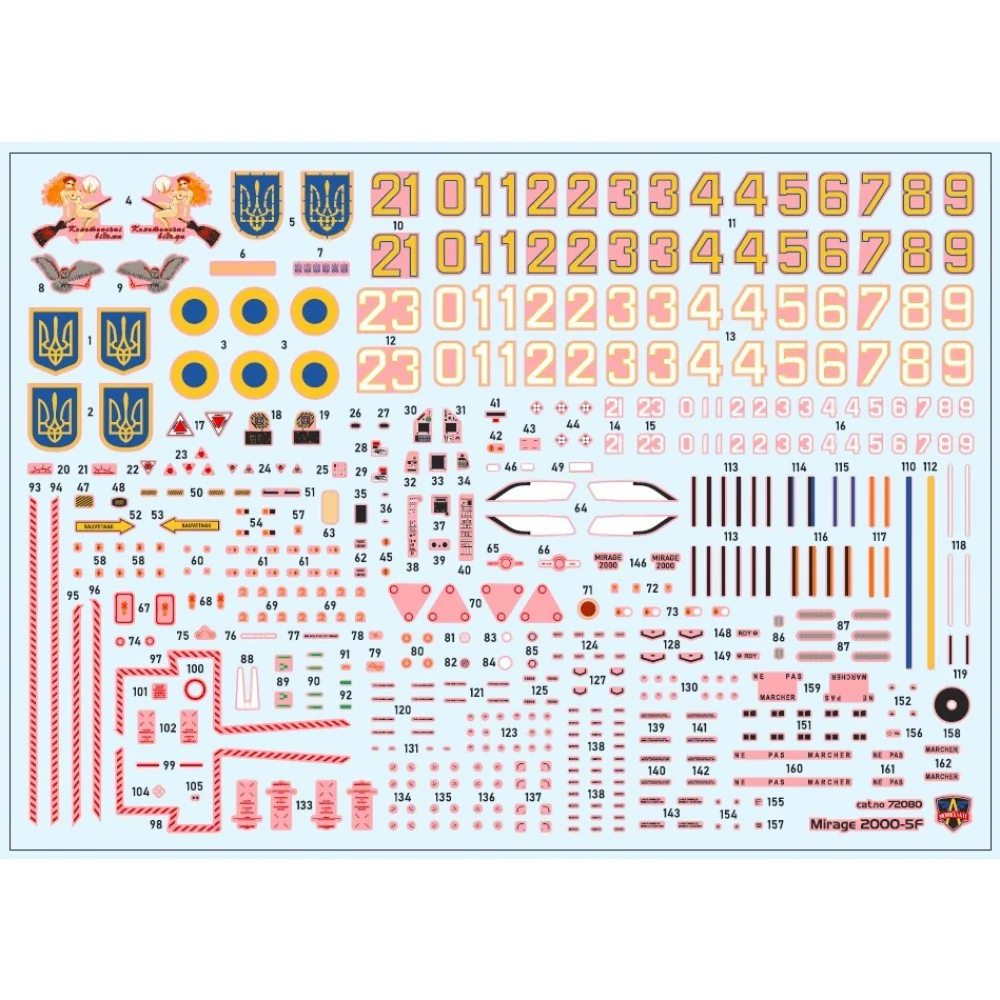 ModelSvit 72080 1/72 Mirage 2000-5F with SCALP-EG Ukraine A.F. - Image 2