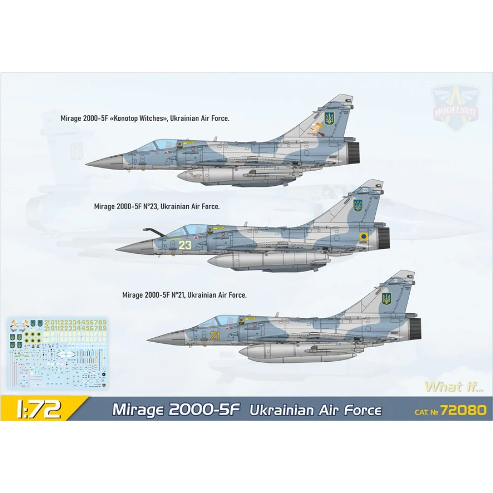 ModelSvit 72080 1/72 Mirage 2000-5F with SCALP-EG Ukraine A.F. - Image 5