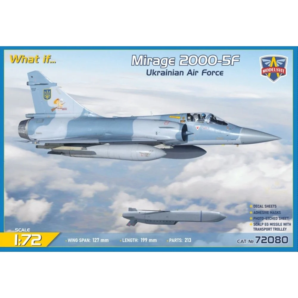 ModelSvit 72080 1/72 Mirage 2000-5F with SCALP-EG Ukraine A.F. - Image 6