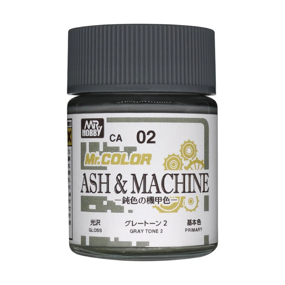 Mr Hobby (Gunze) CA02 Ash & Machine Grey Tone 2 Gloss