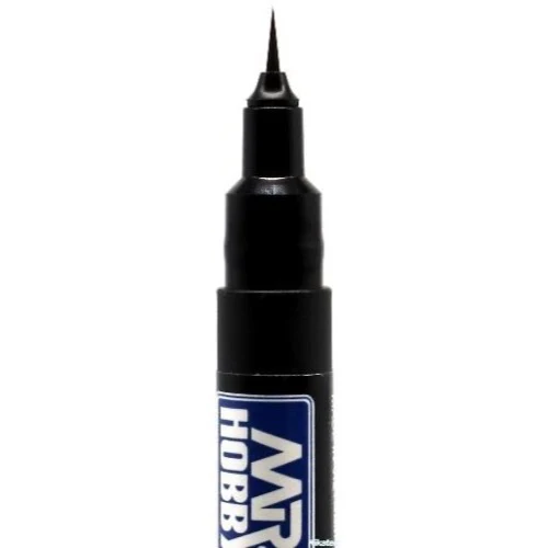 Mr Hobby (Gunze) CM102 Marker Super Fine Brush Grey - Image 2