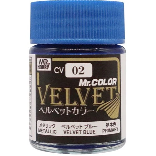 Mr Hobby (Gunze) CV02 Mr Velvet Colour Metallic Blue - Image 2