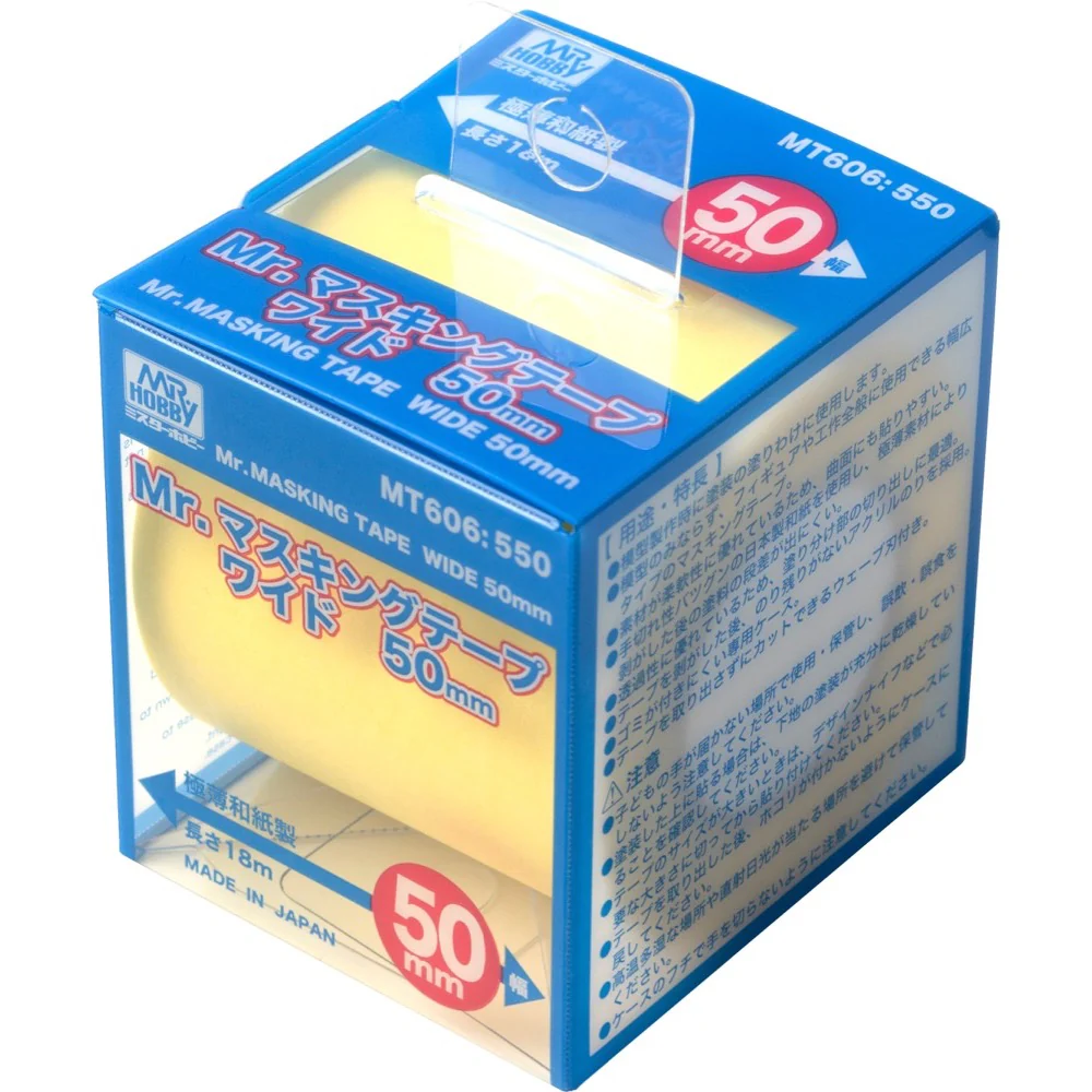 Mr Hobby (Gunze) MT606 Mr Masking Tape Wide 50mm - Image 6