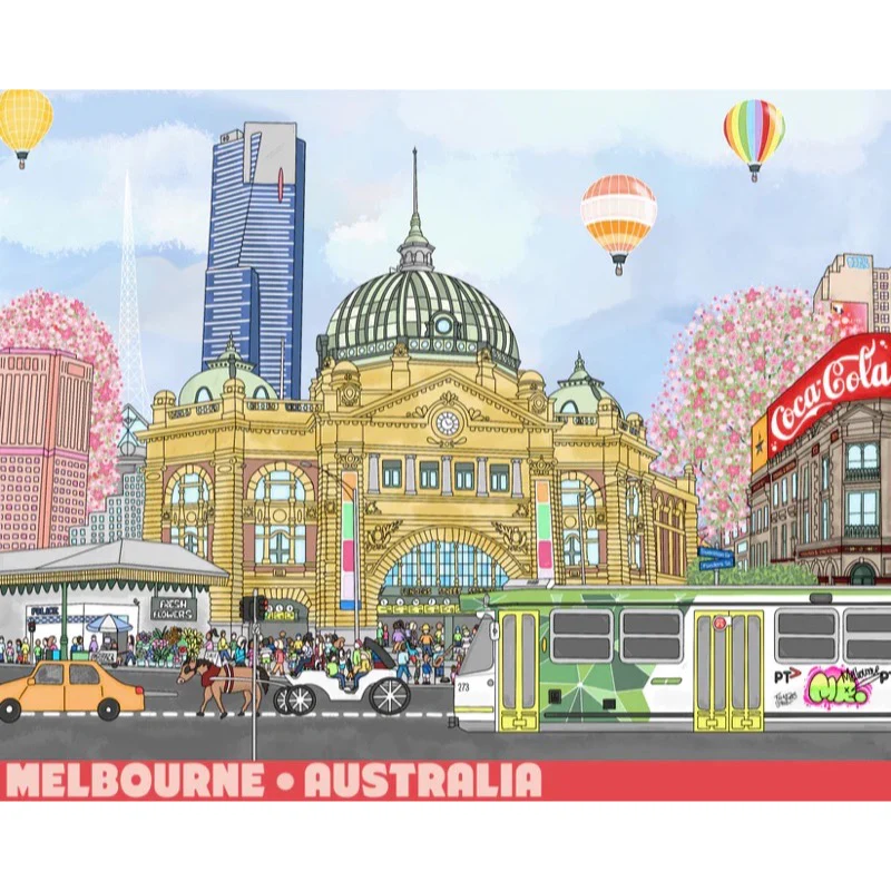 Mr. Ink Melbourne 500pc Jigsaw Puzzle