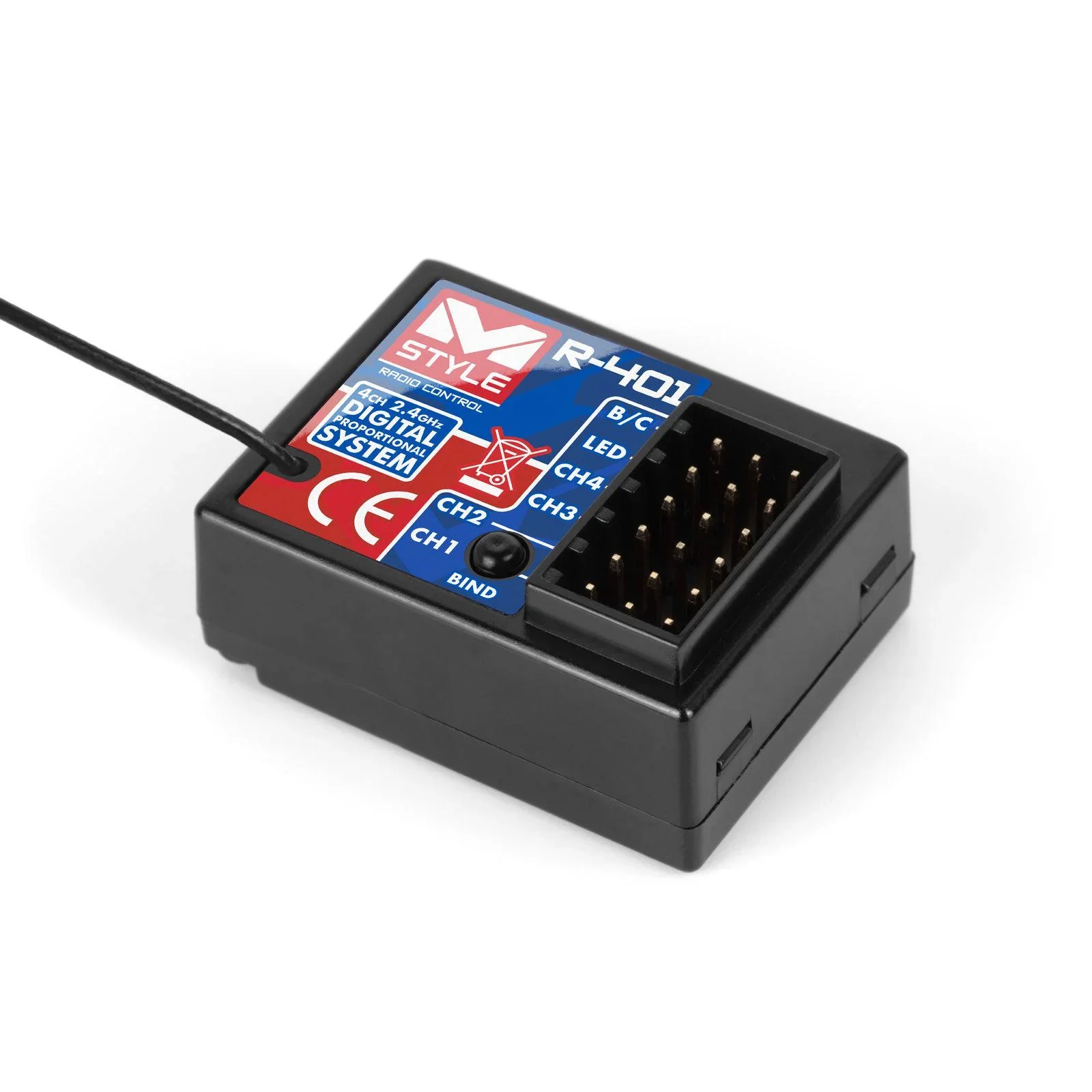 MStyle MS-M-002 EP Starter Set includes TX, RX, Servo, Battery & Charger - Image 5