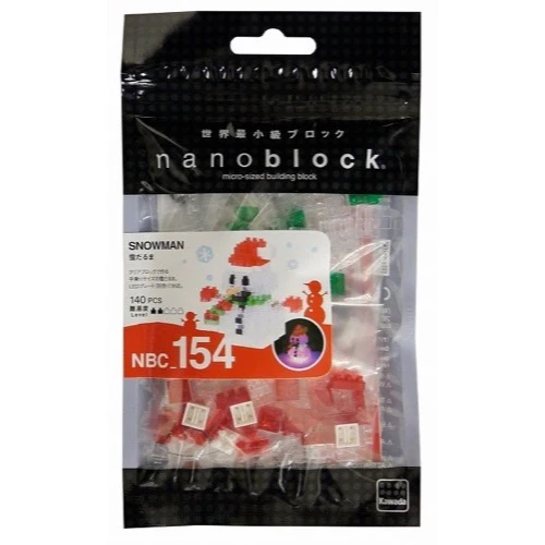 Nanoblock NBC-154 Snowman - Image 3