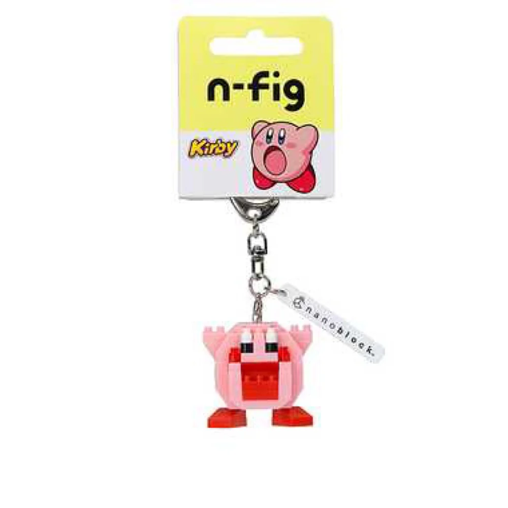 Nanoblock NFG-08 N-FIG mini Kirby Inhale Keychain - Image 2