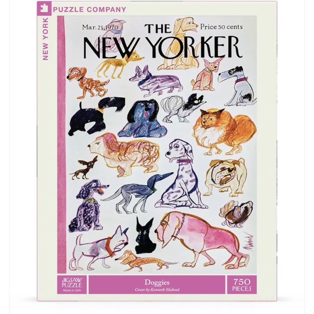 New York Puzzle Company Doggies 750pc Jigsaw Puzzle - Image 2