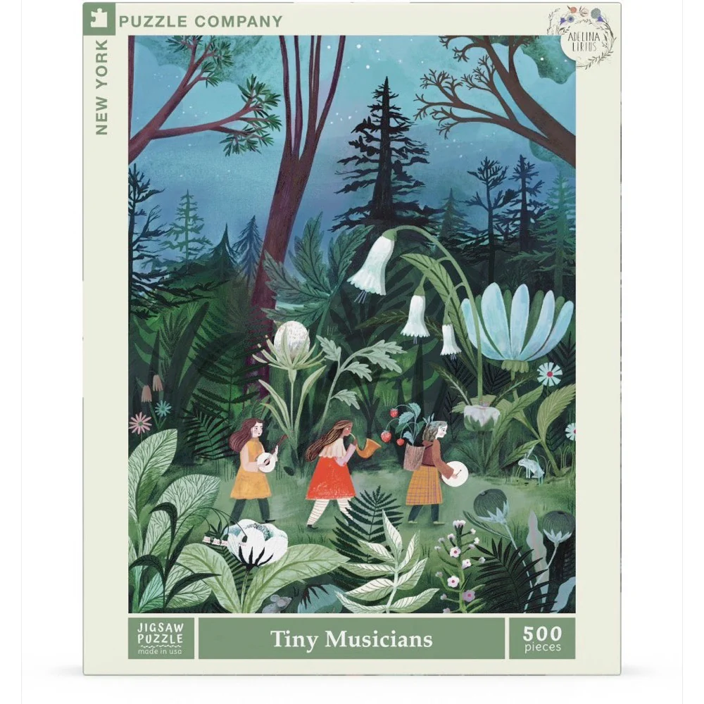 New York Puzzle Company Tiny Musicians 500pc Jigsaw Puzzle - Image 3