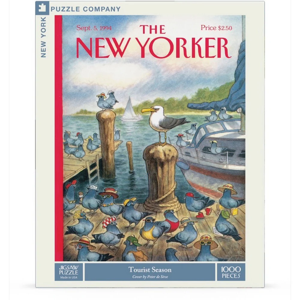 New York Puzzle Company Tourist Season 1000pc Jigsaw Puzzle - Image 2