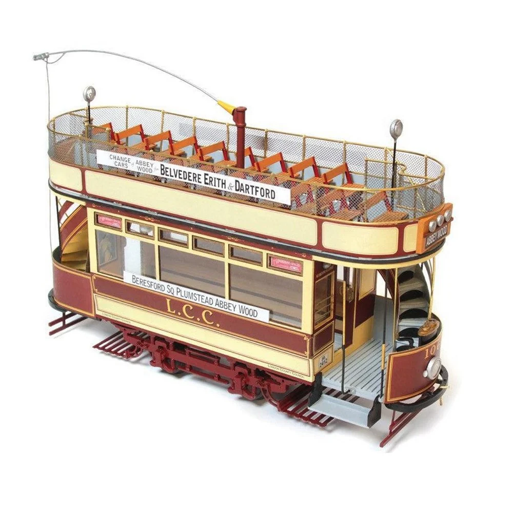 OcCre 1/24 London Tram Wooden Model Kit - Image 3