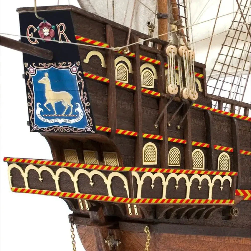 OcCre 12003 1/85 HMS Golden Hind Wooden Model Ship Kit - Image 5