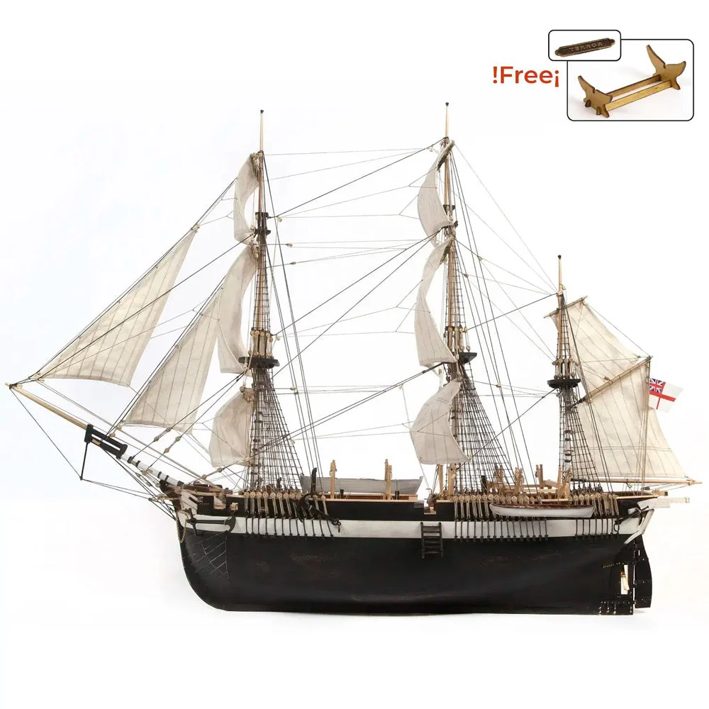 OcCre 12004 1/75 HMS Terror Wooden Model Ship Kit - Image 2