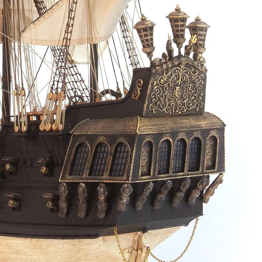 OcCre 12012 1/75 The Black Swan Wooden Model Pirate Ship Kit - Image 8