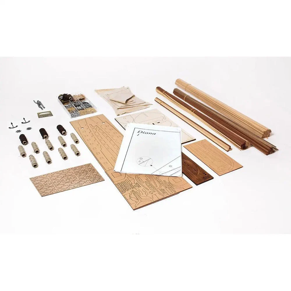 OcCre 14001 1/85 Diana Wooden Model Ship Kit - Image 3
