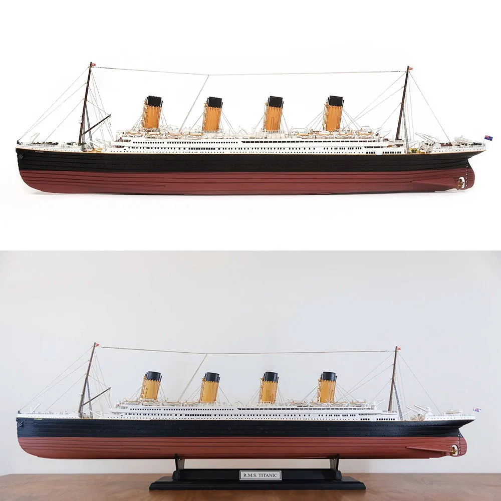 OcCre 14009 1/300 RMS Titanic Wooden Model Ship Kit - Image 6