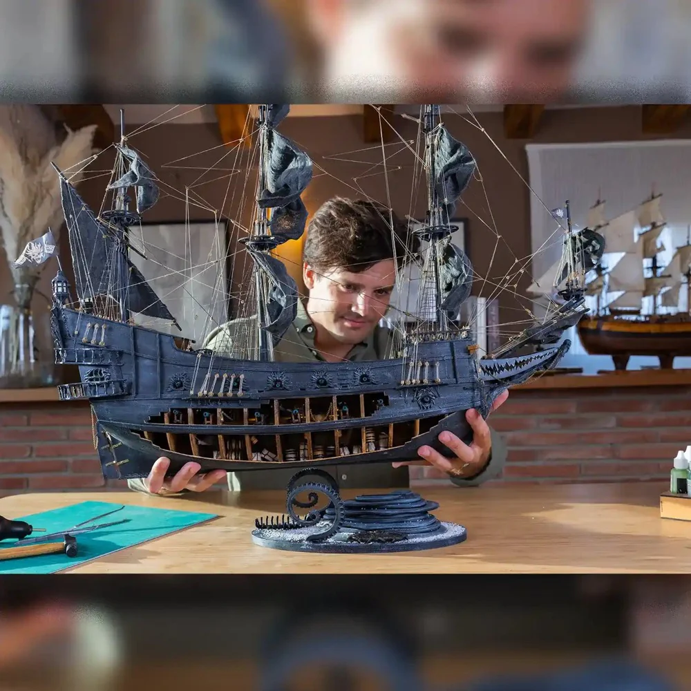 OcCre 14010 1/50 The Flying Dutchman Wooden Model Ship Kit - Image 3