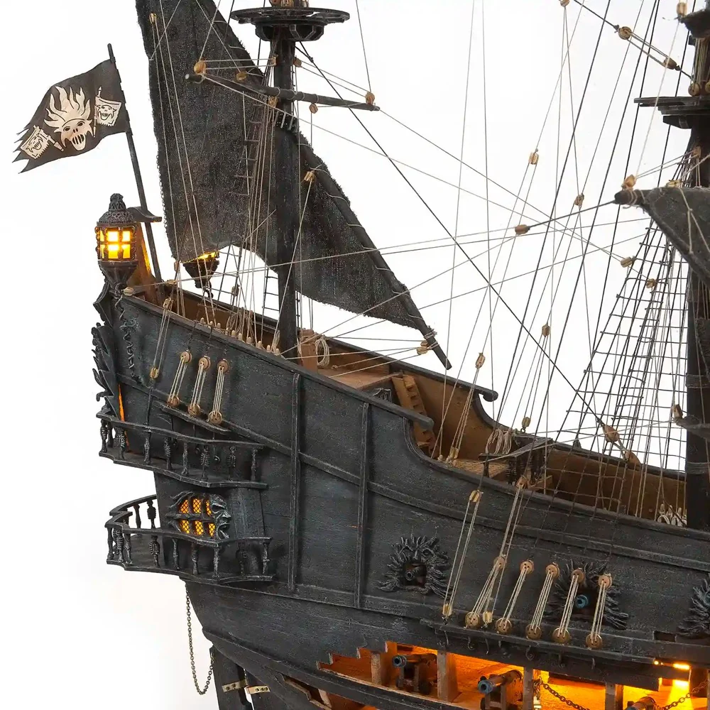 OcCre 14010 1/50 The Flying Dutchman Wooden Model Ship Kit - Image 9