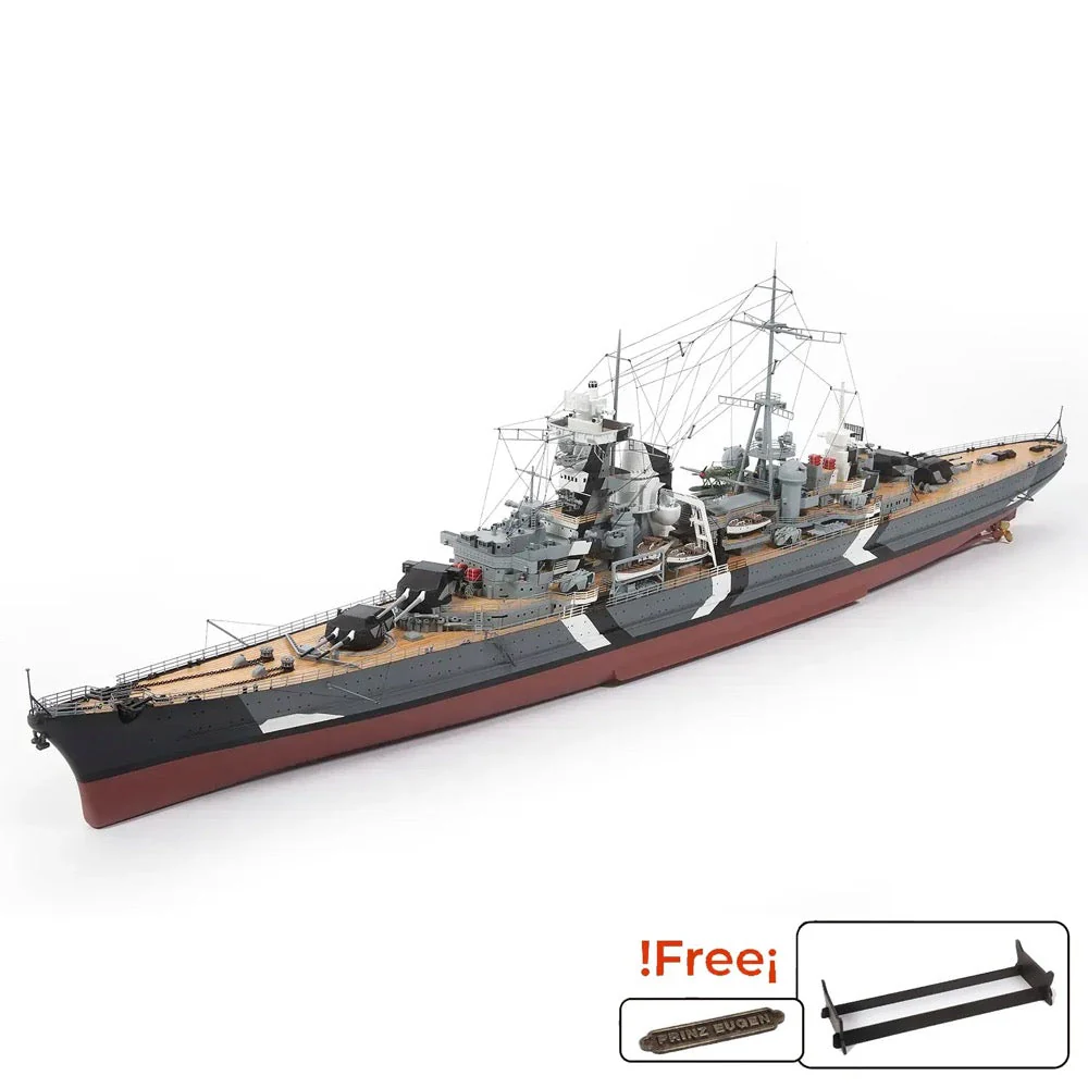 OcCre 16000 1/200 Prinz Eugen Wooden Model Ship Kit - Image 2